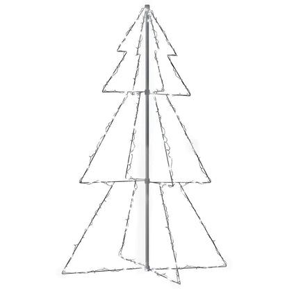 vidaXL Christmas Cone Tree 200 LEDs Indoor and Outdoor 98x150 cm