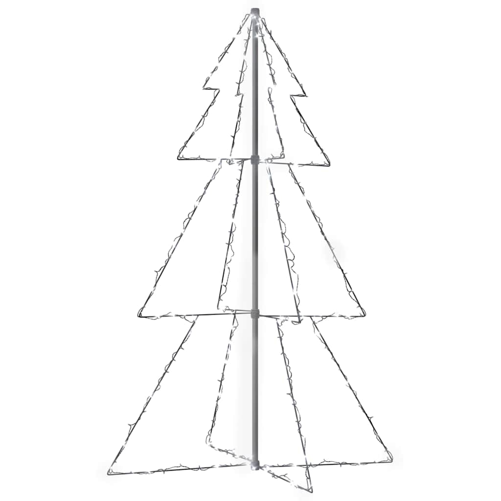 vidaXL Christmas Cone Tree 200 LEDs Indoor and Outdoor 98x150 cm