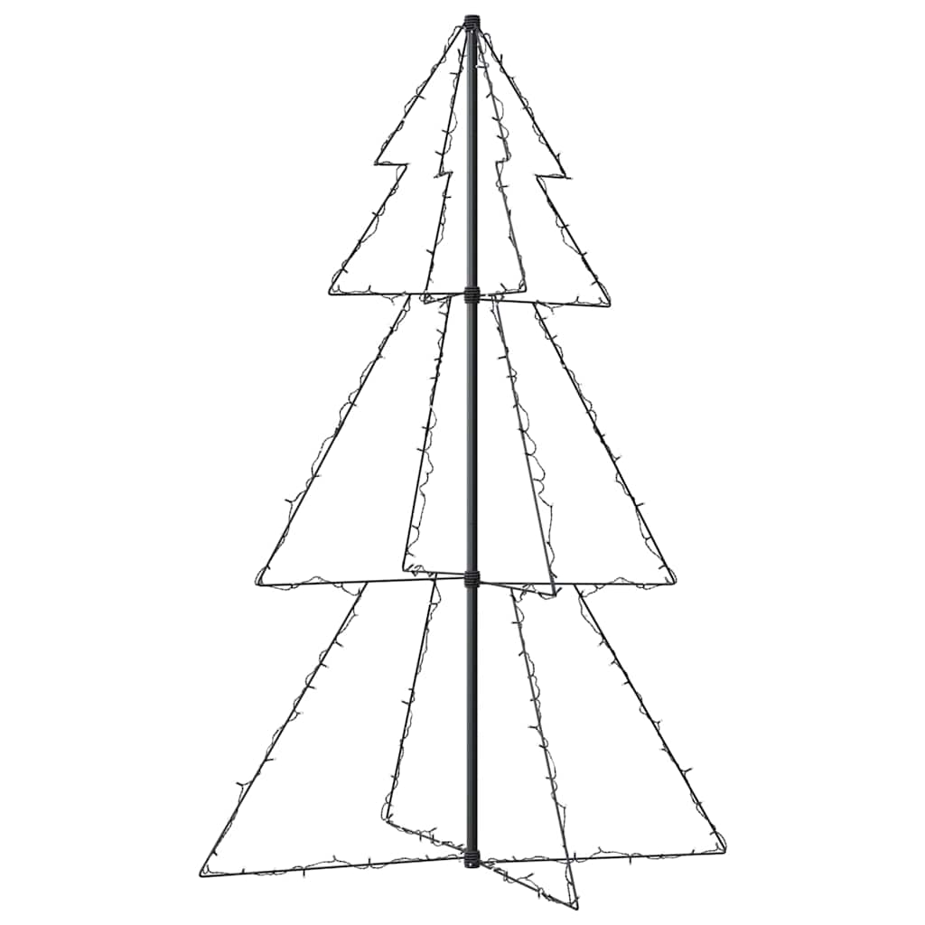 vidaXL Christmas Cone Tree 200 LEDs Indoor and Outdoor 98x150 cm