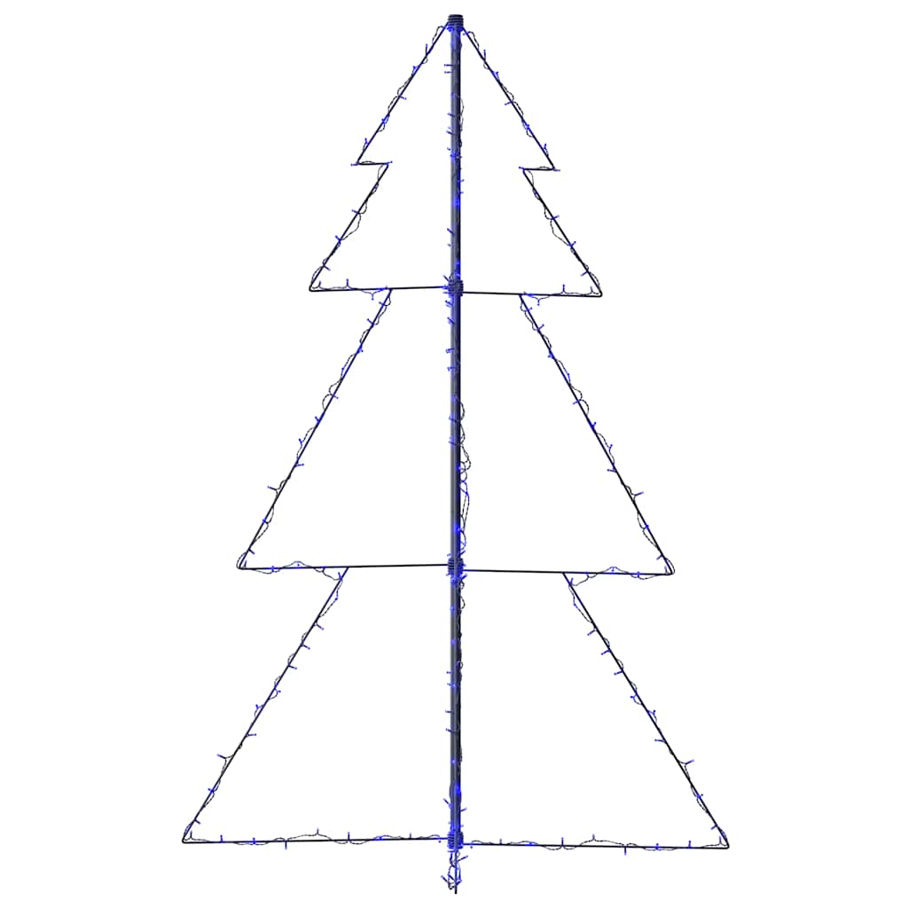 vidaXL Christmas Cone Tree 200 LEDs Indoor and Outdoor 98x150 cm