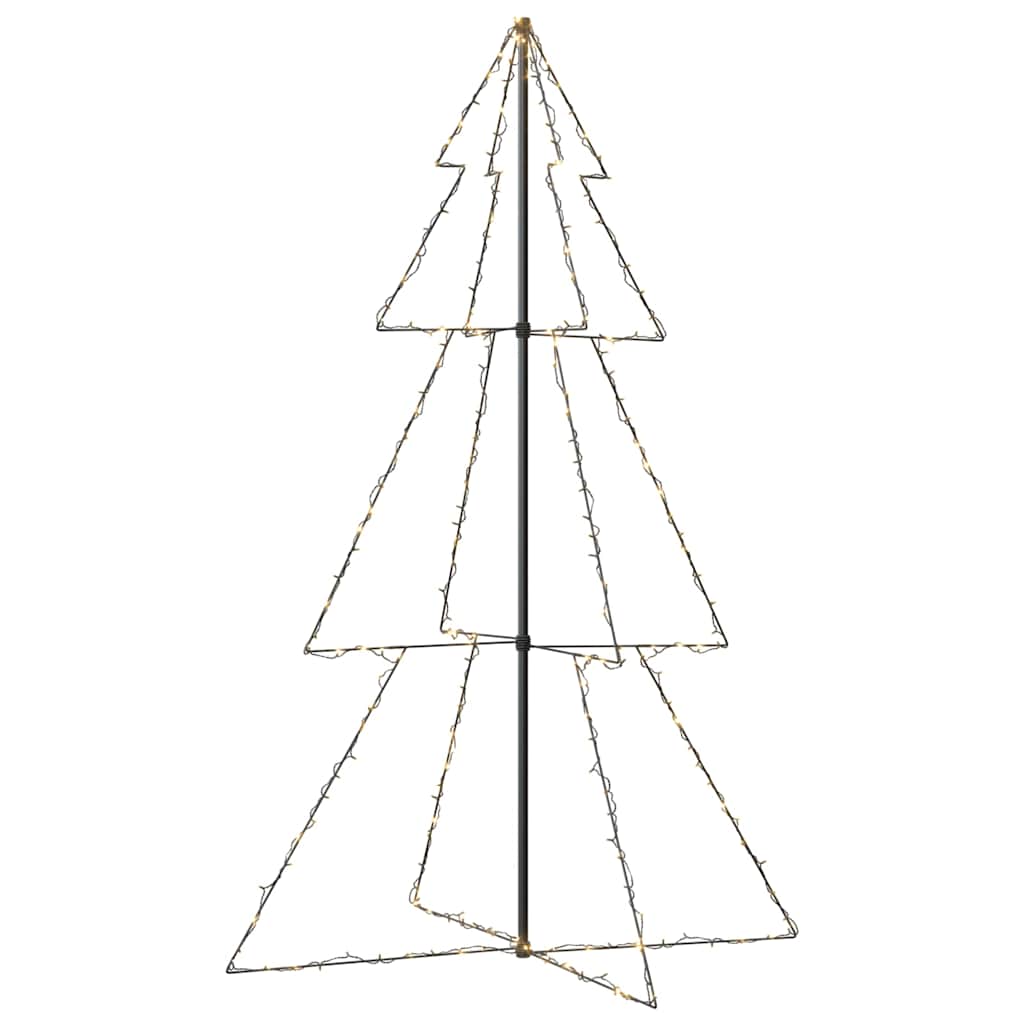 vidaXL Christmas Cone Tree 240 LEDs Indoor and Outdoor 118x180 cm