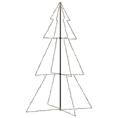 vidaXL Christmas Cone Tree 240 LEDs Indoor and Outdoor 118x180 cm