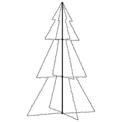 vidaXL Christmas Cone Tree 240 LEDs Indoor and Outdoor 118x180 cm