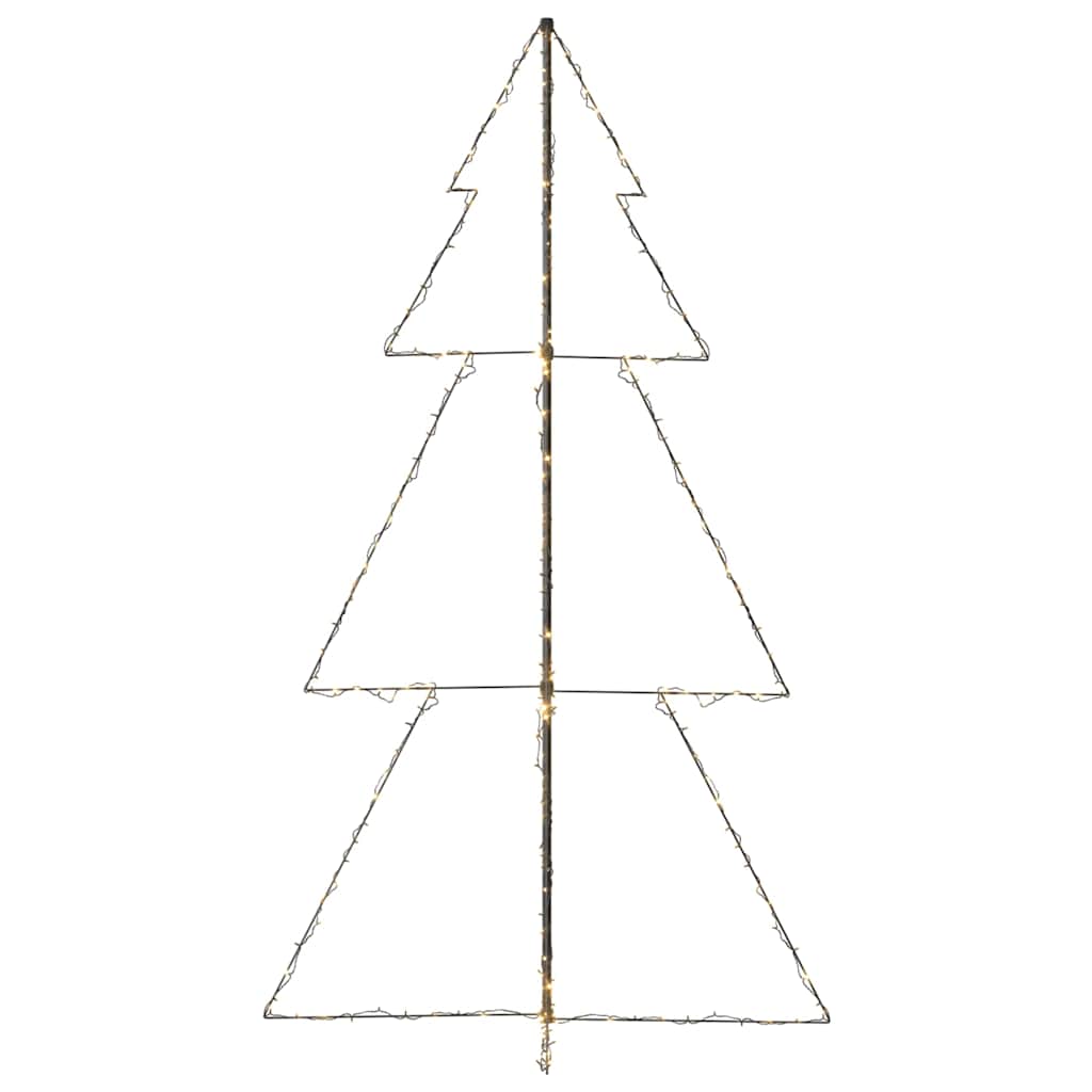 vidaXL Christmas Cone Tree 300 LEDs Indoor and Outdoor 120x220 cm
