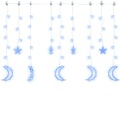 vidaXL Fairy Light | Blue | Plastic | About 2 metres wide | Remote control