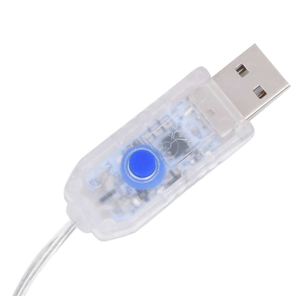 vidaXL Fairy Light | Blue | Plastic | About 2 metres wide | Remote control
