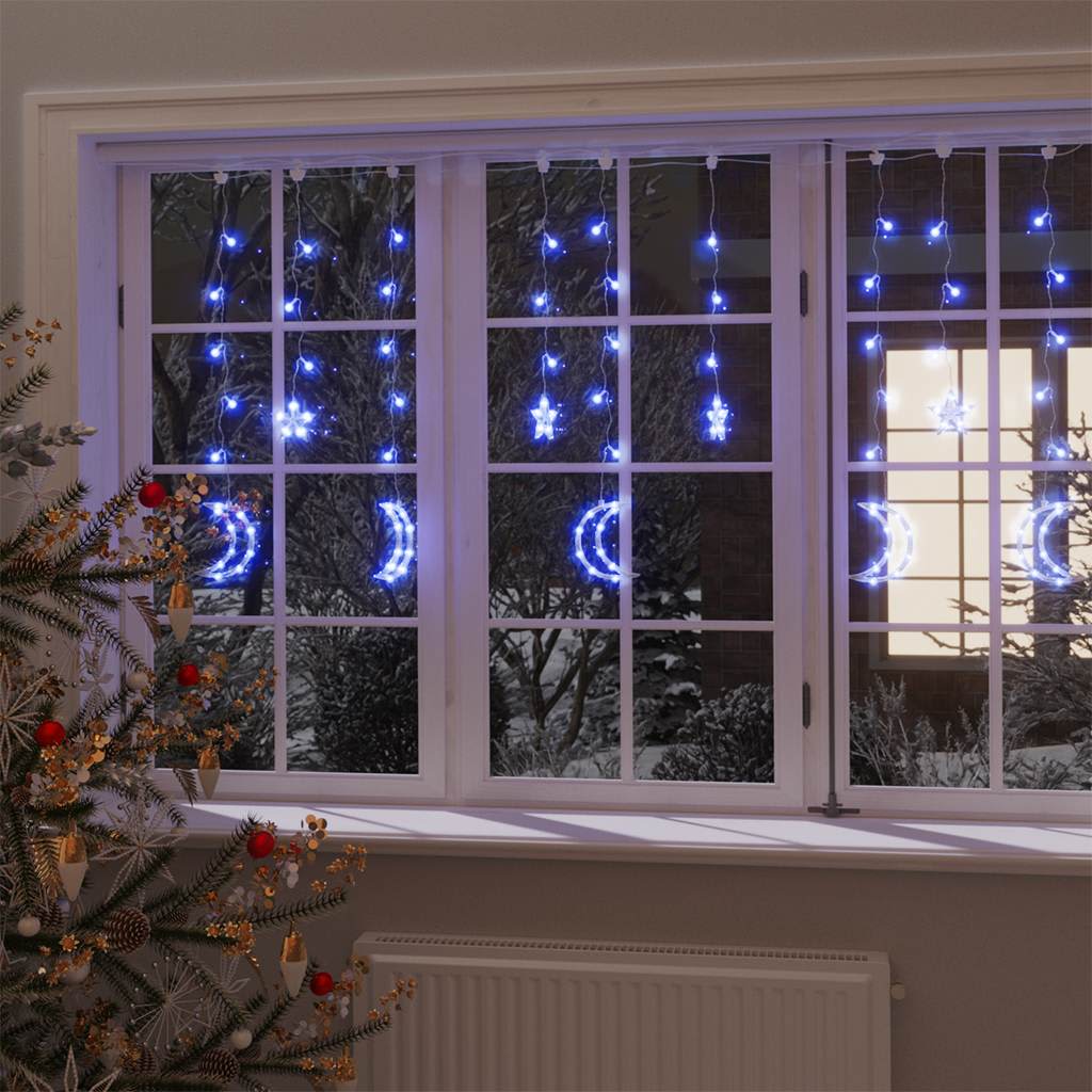 vidaXL Fairy Light | Blue | Plastic | About 2 metres wide | Remote control