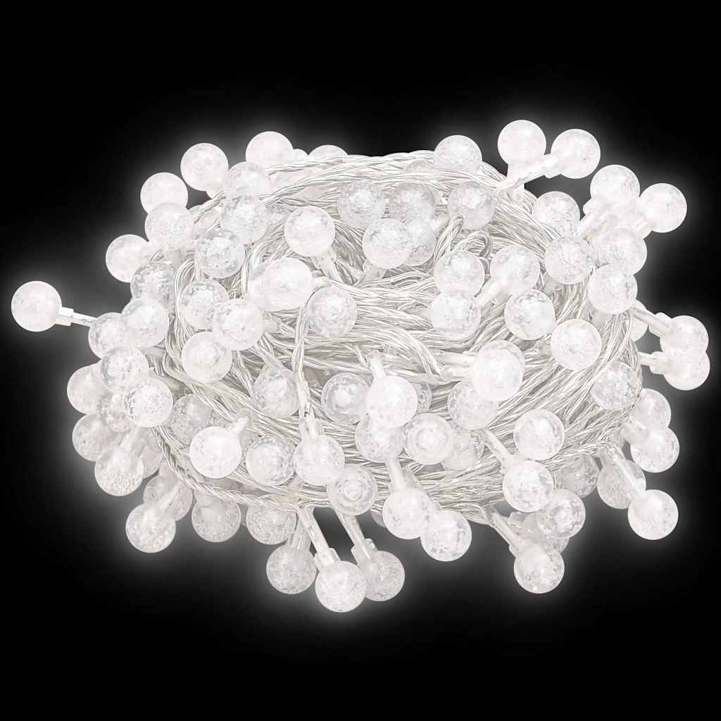 vidaXL Globe Fairy String Lights 40m 400 LED Cold White 8 Function