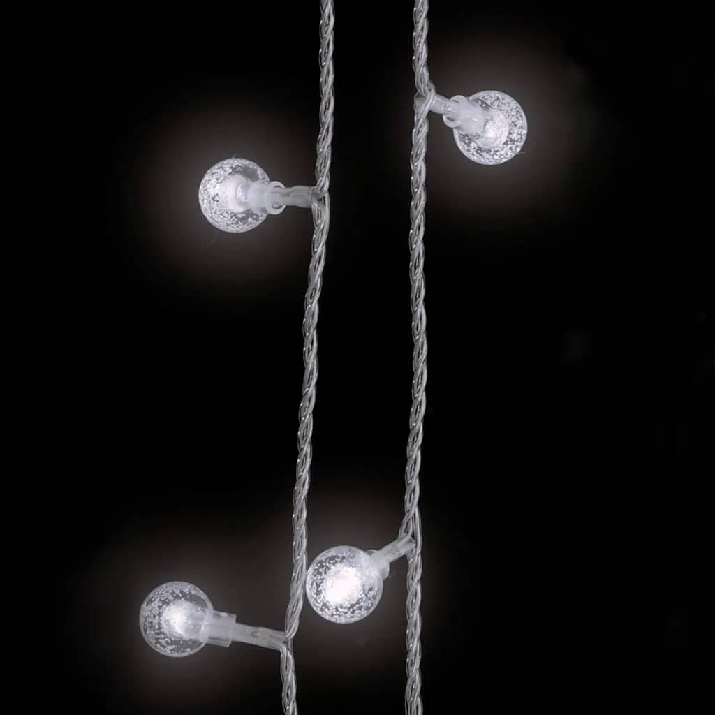 vidaXL Globe Fairy String Lights 40m 400 LED Cold White 8 Function