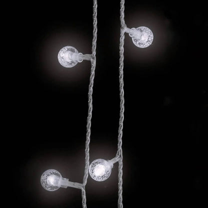 vidaXL Globe Fairy String Lights 40m 400 LED Cold White 8 Function