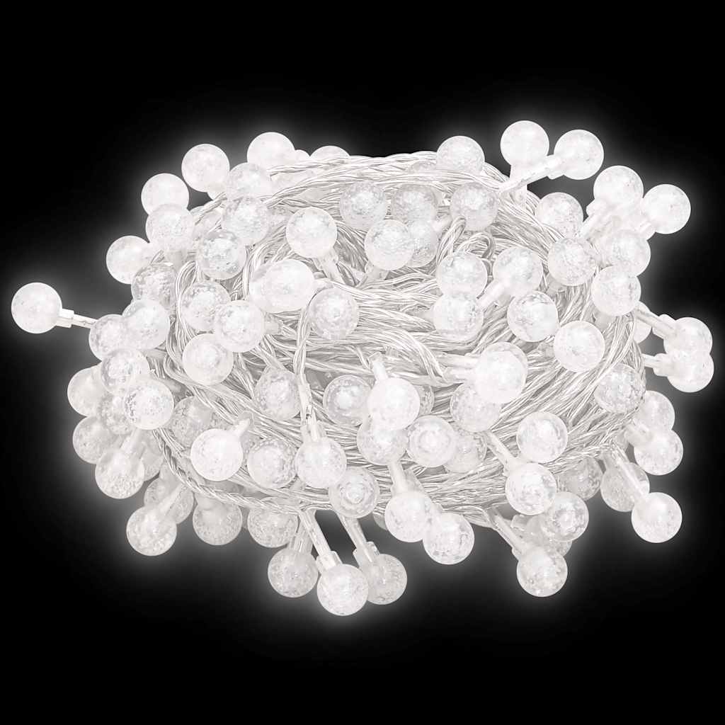 vidaXL Globe Fairy String Lights 40m 400 LED Cold White 8 Function