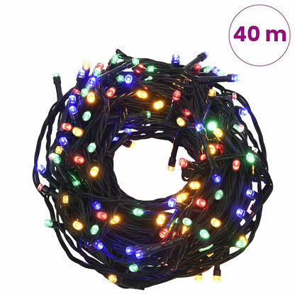 vidaXL Light String with 400 LEDs Multicolour 40m 8 Light Effects