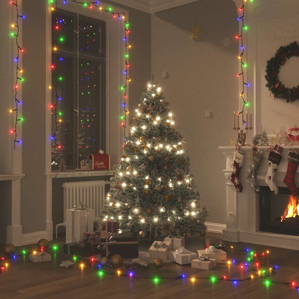 vidaXL Light String with 400 LEDs Multicolour 40m 8 Light Effects