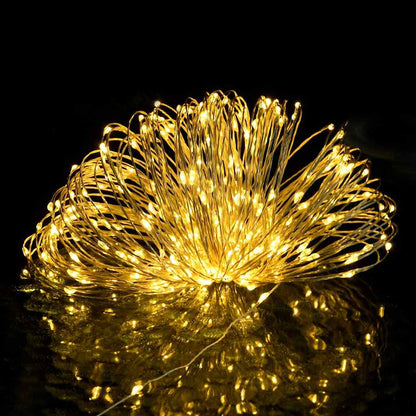 328847 vidaXL LED Micro Fairy String Lights 40m 400 LED Warm White 8 Function