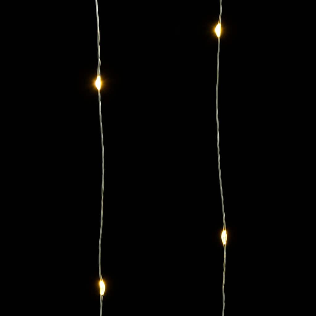 328847 vidaXL LED Micro Fairy String Lights 40m 400 LED Warm White 8 Function
