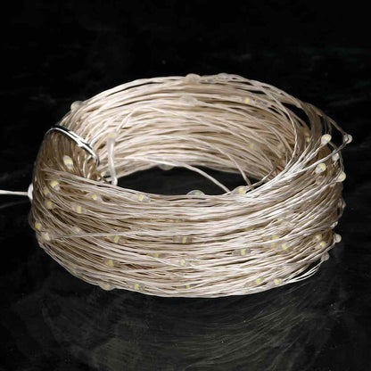 vidaXL LED Micro Fairy String Lights 40m 400 LED Cold White 8 Function