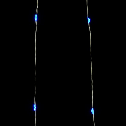 vidaXL LED Micro Fairy String Lights 40m 400 LED Blue 8 Function