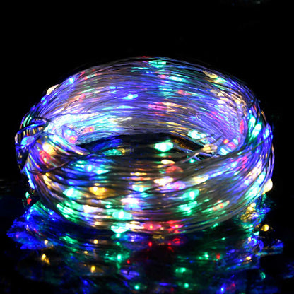 328850 vidaXL LED Micro Fairy String Lights 40m 400 LED Colourful 8 Function