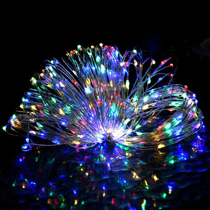 328850 vidaXL LED Micro Fairy String Lights 40m 400 LED Colourful 8 Function