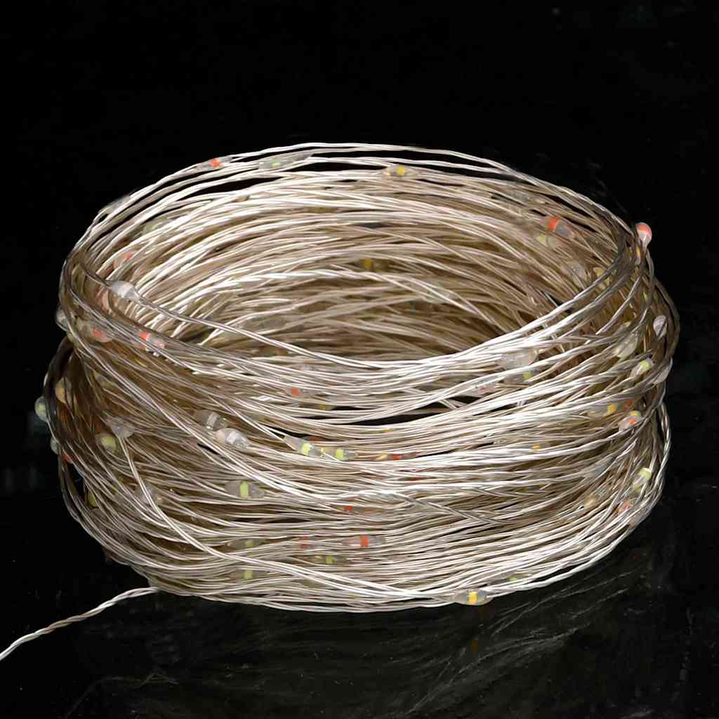 328850 vidaXL LED Micro Fairy String Lights 40m 400 LED Colourful 8 Function