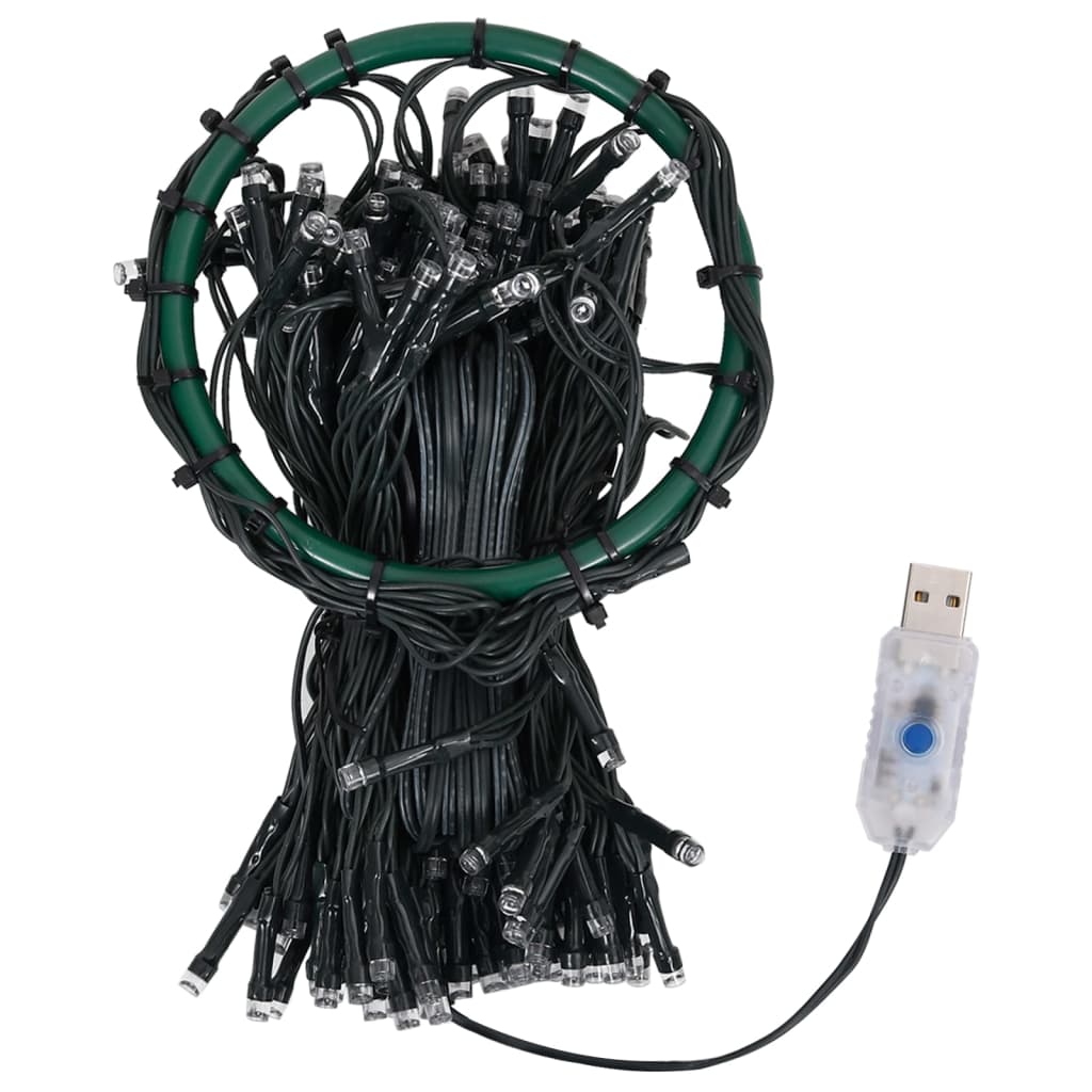 vidaXL Christmas Tree Net Lights with 150 LEDs Cold White 150 cm