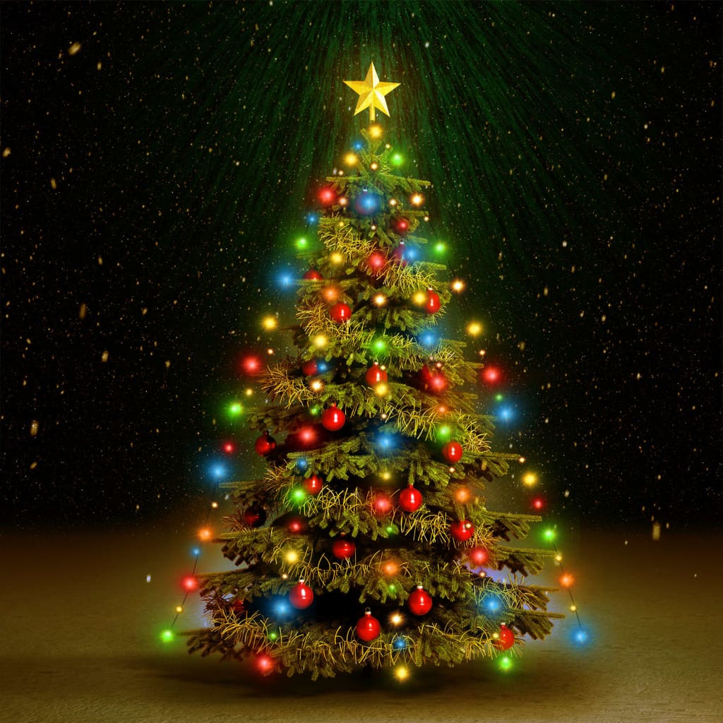 vidaXL Tree Light | Colourful | PVC | 150 cm Tree Height