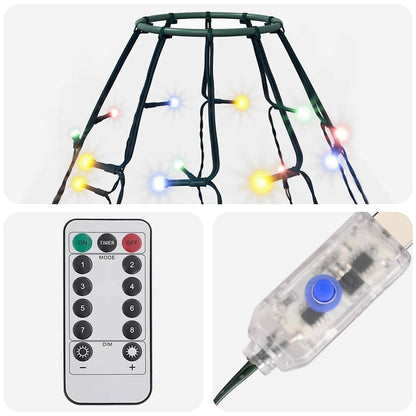 vidaXL Tree Light | Colourful | PVC | Standard tree size | Lights | Tree Light