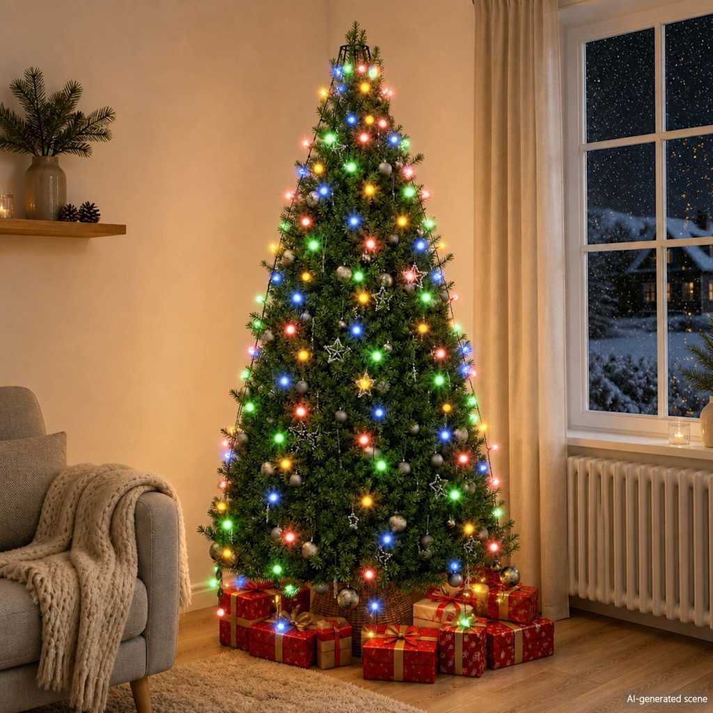 vidaXL Tree Light | Colourful | PVC | Standard tree size | Lights | Tree Light