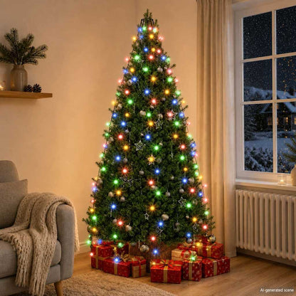 vidaXL Tree Light | Colourful | PVC | Standard tree size | Lights | Tree Light