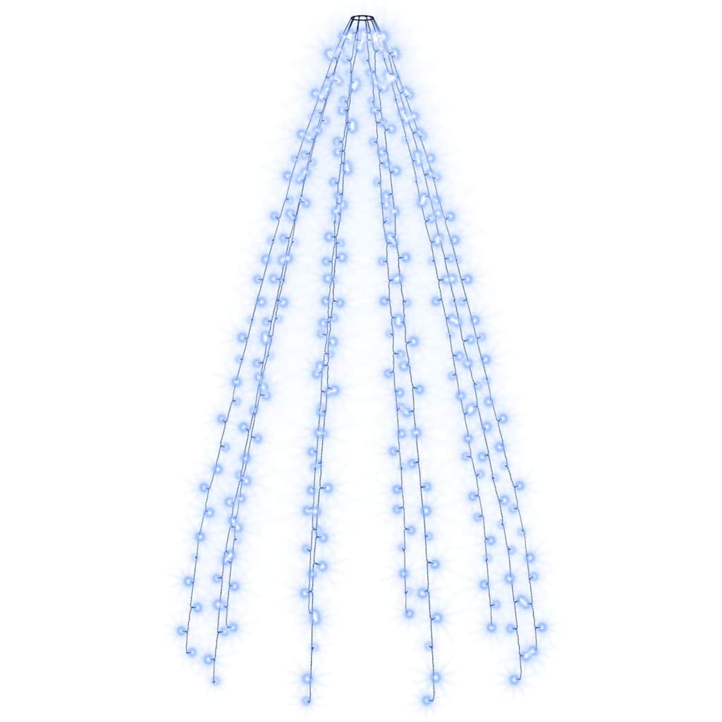 vidaXL Tree Light | Blue | PVC | Perfect for 300 cm high tree | Portable