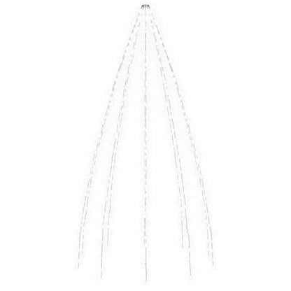 vidaXL Tree Light | Cold White, Dark Green | PVC | Suitable for 4m trees