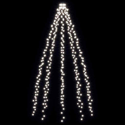 vidaXL Tree Light | Cold White, Dark Green | PVC | Suitable for 4m trees