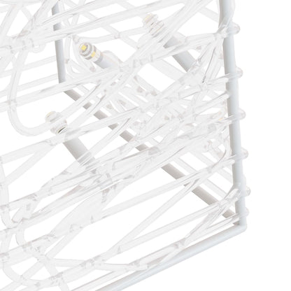 vidaXL Acrylic Decorative LED Light Cone Warm White 90 cm