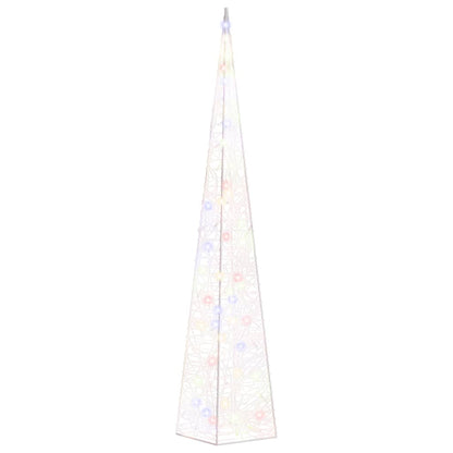 vidaXL Acrylic Decorative LED Light Cone Multicolour 90 cm