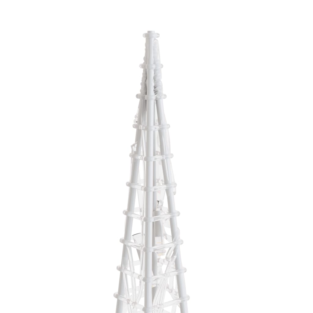 vidaXL Acrylic Decorative LED Light Cone Set Blue 60/90/120cm