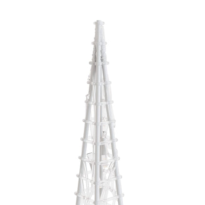 vidaXL Acrylic Decorative LED Light Cone Set Blue 60/90/120cm