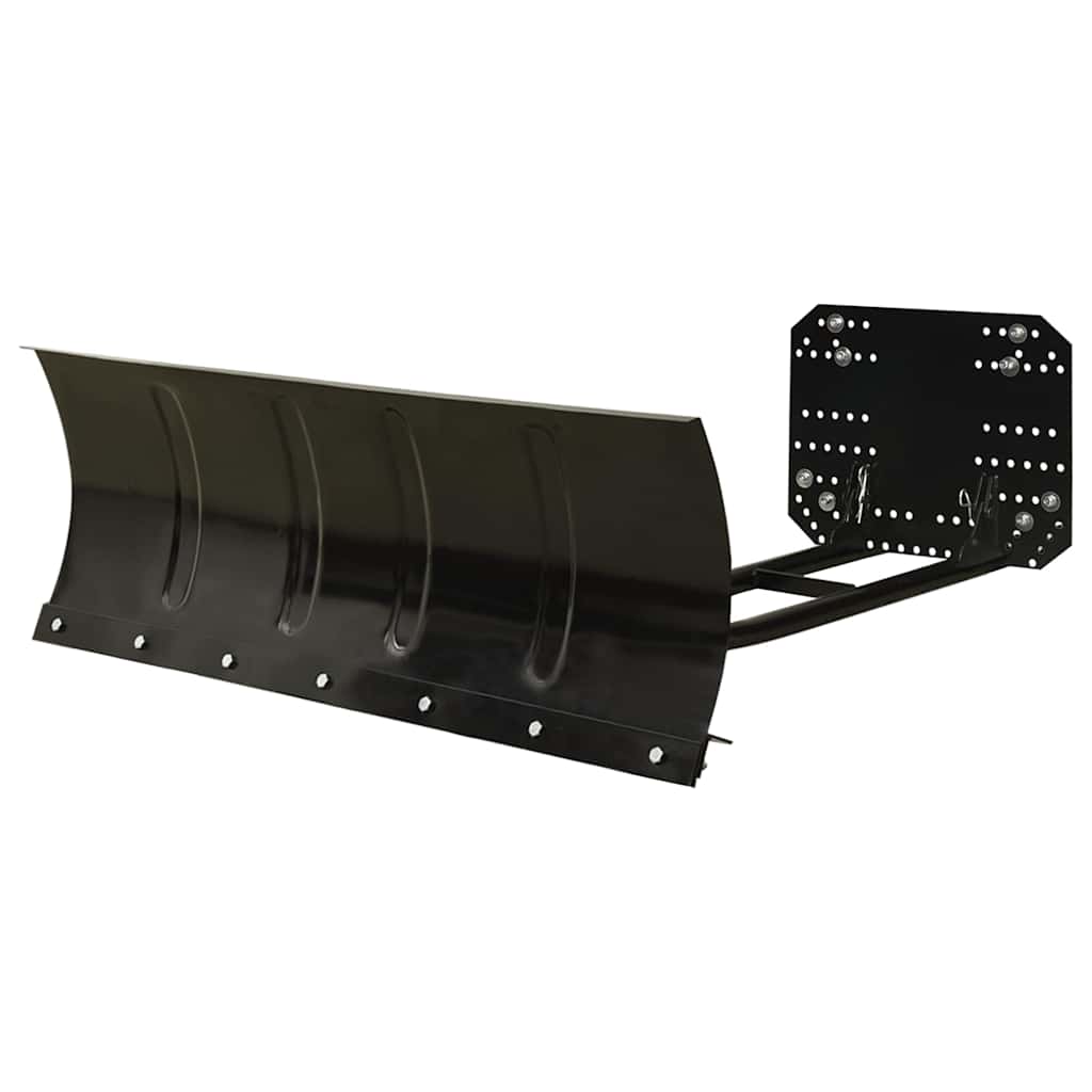 151007 vidaXL Snow Plough for ATV 115x38 cm Black