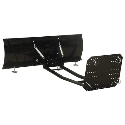 151007 vidaXL Snow Plough for ATV 115x38 cm Black