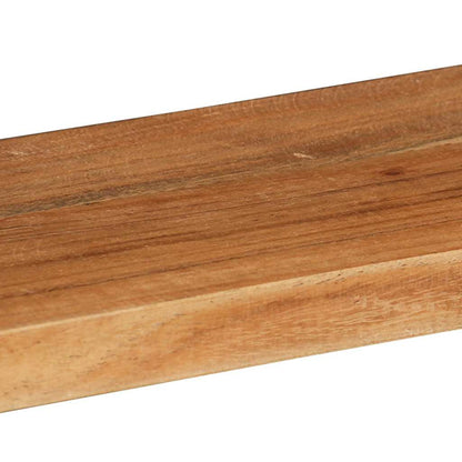 328262 vidaXL 3 Piece Wall Cube Shelf Set Soild Acacia Wood