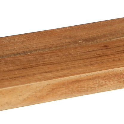 vidaXL Wall Cube Shelf | Natural acacia wood | Solid acacia wood