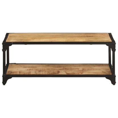 vidaXL Coffee Table 90x45x35 cm Solid Rough Mango Wood