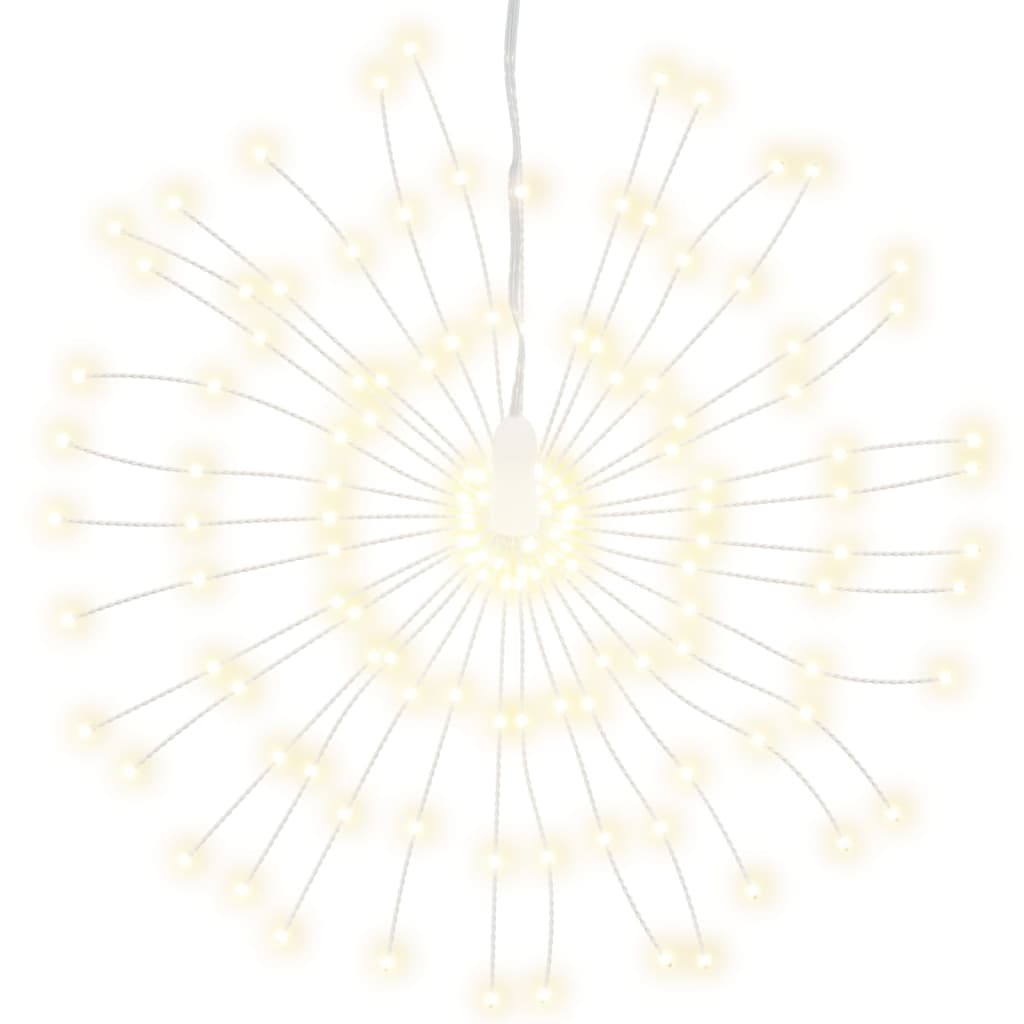 vidaXL Outdoor Christmas Firecrack Lights 10pcs Warm White 20cm 1400LEDs