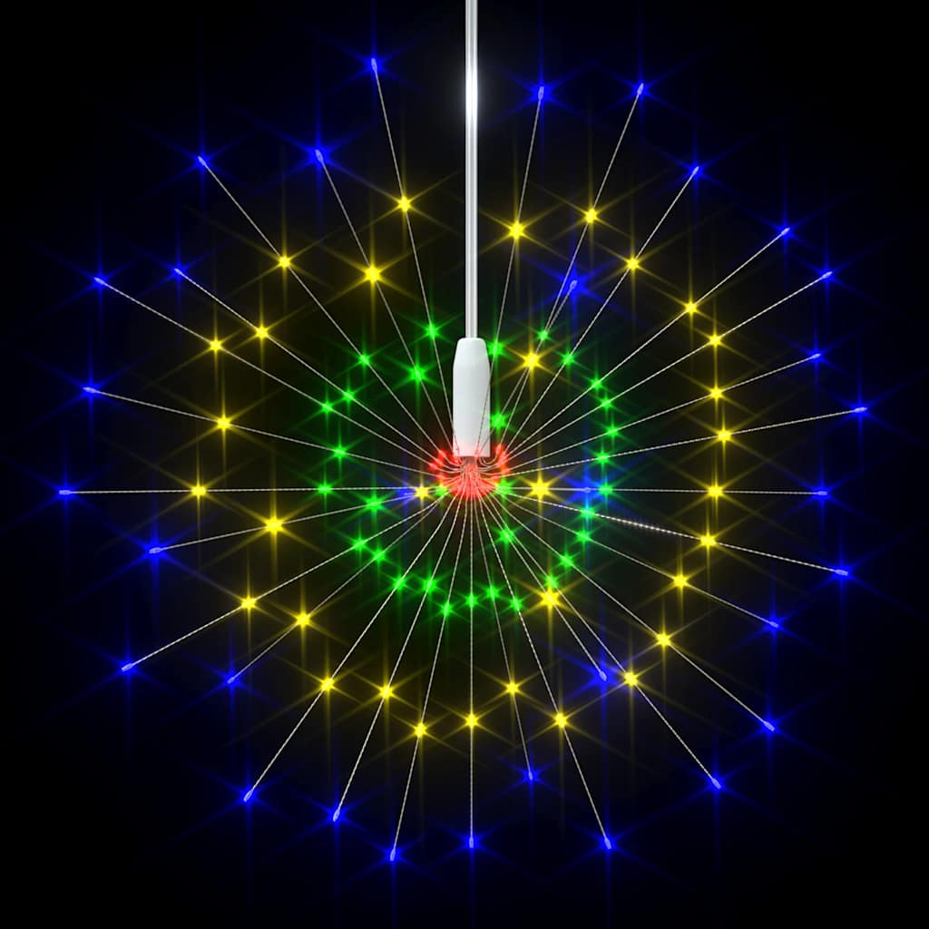 vidaXL Outdoor Christmas Firecrack Lights 2pcs Multicolour 20cm 280 LEDs