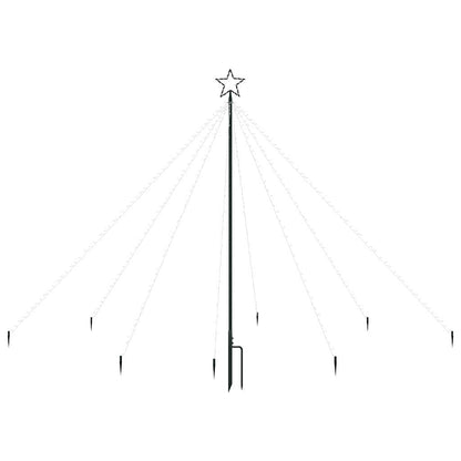 vidaXL LED Christmas Waterfall Tree Lights 400 LEDs 2.5 m