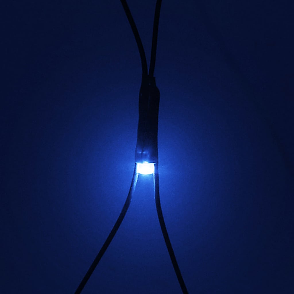 vidaXL Christmas Net Light Blue 3x2 m 204 LED Indoor Outdoor