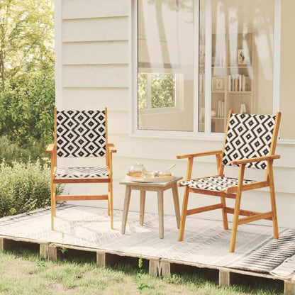 316249 vidaXL Garden Chairs 2 pcs Solid Acacia Wood