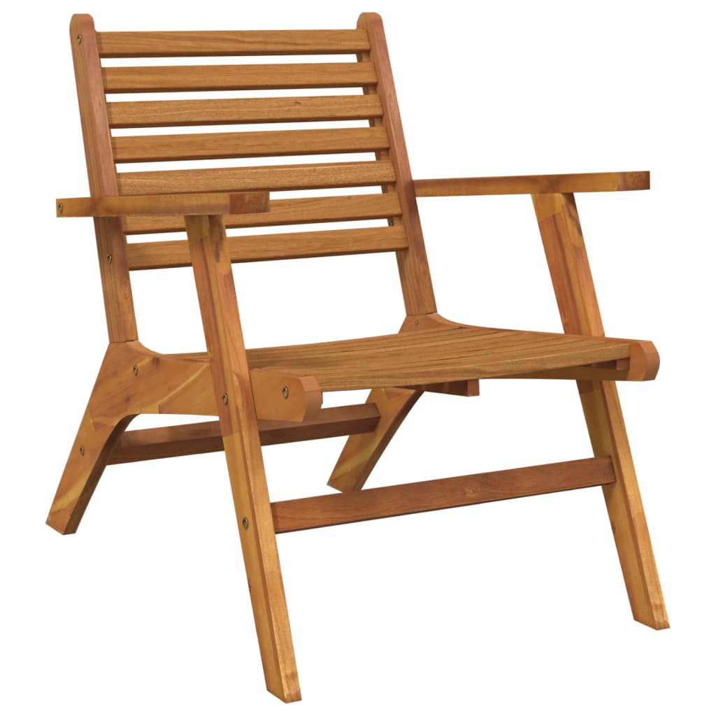 vidaXL Bistro Set | Brown | Solid acacia wood | Medium |  Collapsible
