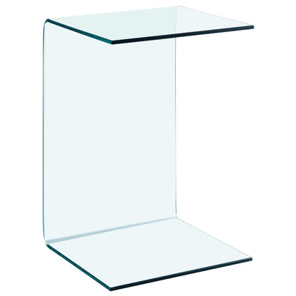 vidaXL Side Table | Clear | Tempered glass | 40x40x60 cm | Tough | Side Table