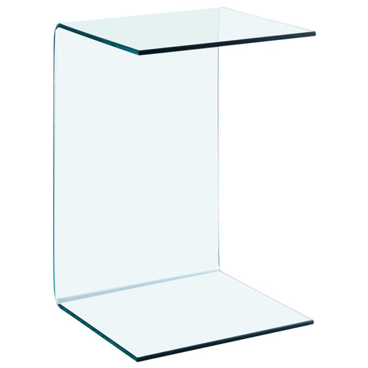 vidaXL Side Table | Clear | Tempered glass | 40x40x60 cm | Tough | Side Table