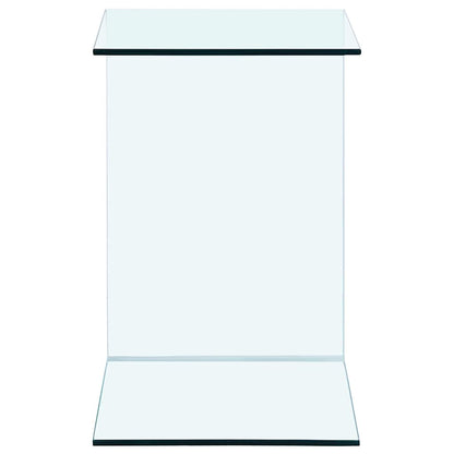 vidaXL Side Table 40x40x60 cm Tempered Glass